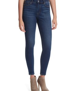 Adored High Rise Ankle Skinny Jeans in Mia