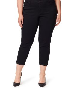 Mika Best Friend Slouchy Skinny Jeans in Black