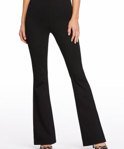 Pull On Flare in Black Ponte