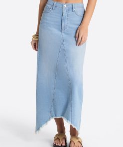 Della Maxi Skirt in Mystic Breeze