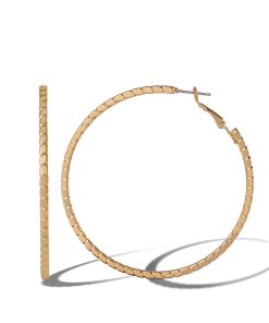 Textured Hoop Earrings