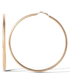Large 3.75" Hoop Earring