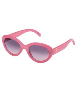 Round Cat Eye Sunglasses in Pink