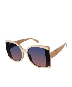 Square Sunglasses in Nude