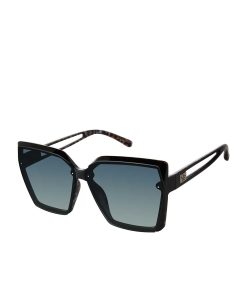 Cat Eye Sunglasses in Black and Leopard