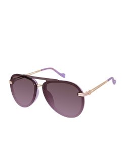 Metal Aviator Sunglasses in Light Purple