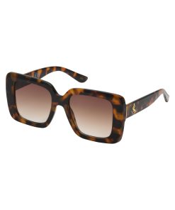 Fashionable Square Sunglasses in Tortoise