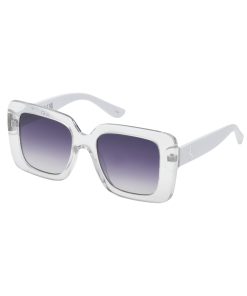 Fashionable Square Sunglasses in Crystal Clear