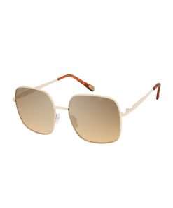Glam Metal Square Sunglasses in Gold & Tortoise
