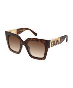 Charm Luxe Square Sunglasses in Tortoise