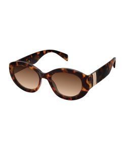 Midnight Muse Oval Sunglasses in Tortoise