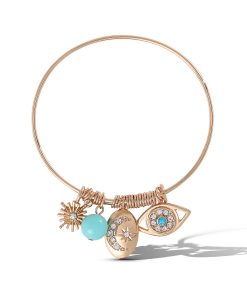 Turquoise Charms Bangle