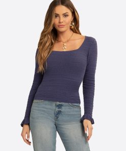 JS Jessica Simpson Luka Top in Deep Cobalt