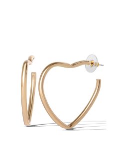 Heart Hoop Earrings