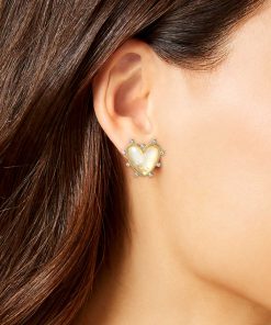 Heart Stud Earrings