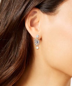Evil Eye Dangle Earrings