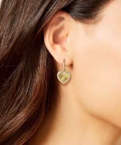Heart Drop Earrings