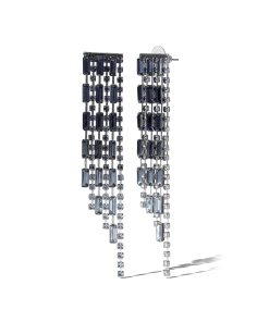 Cascading Crystal Earrings