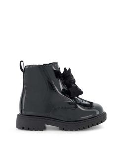Toddler Daria Double Bow Boot in Black