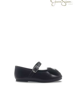 Toddler Amy Bow Ballet Flat in Black