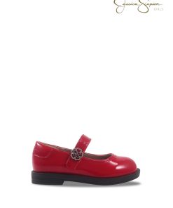 Toddler Evie Anika Mary Jane in Red