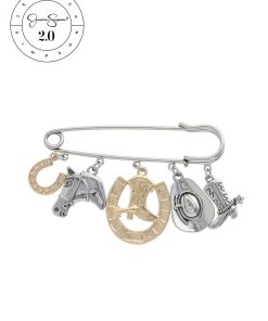 Jessica Simpson 2.0 Western Charm Pin Brooch