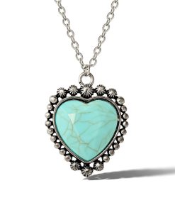 Turquoise Heart Necklace