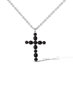 Black Cross Necklace