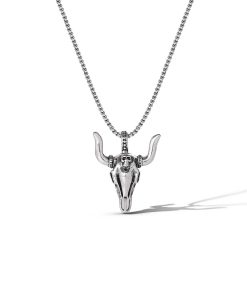 Bull Pendant Necklace