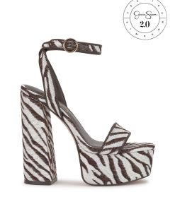 Axtyn Platform in Brown Zebra