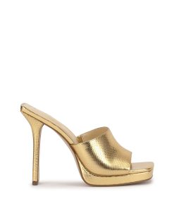 Azelica High Heel in Gold