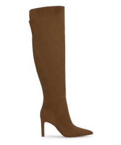 Earon Over The Knee Boot in Safari Brown