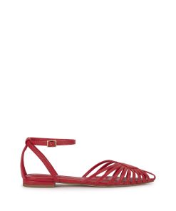 Eulean Sandal in Red Muse