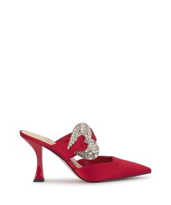 Favica High Heel in Red Muse
