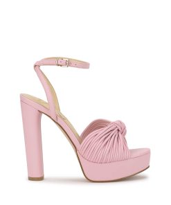 Immie Platform Sandal in Pink Sugar