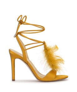 Jenzin High Heel in Amber Gold