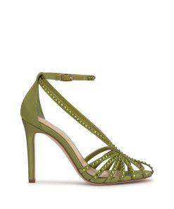 Jittale High Heel in Botanical Green