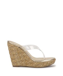 Jyseta Wedge in Clear