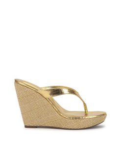 Jyseta Wedge in Gold