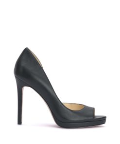 Kimli Peep Toe Pump in Black