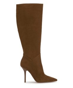 Lovienn Knee High Boot in Safari Brown