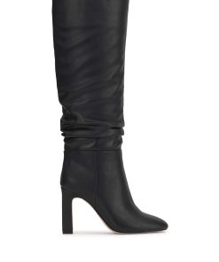 Minerva Knee High Boot in Black