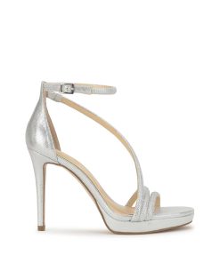 Noralina High Heel in Silver