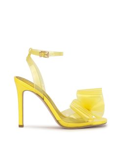 Olivine High Heel in Bright Yellow
