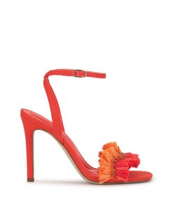 Omiena High Heel in Poppy Papaya