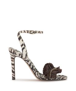 Omiena High Heel in Brown Zebra
