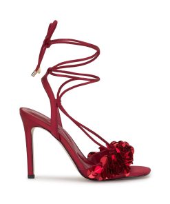 Oveny High Heel in Chili Pepper