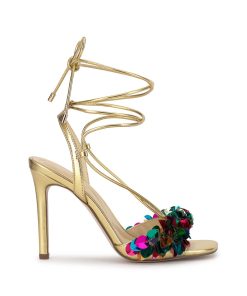 Oveny High Heel in Gold