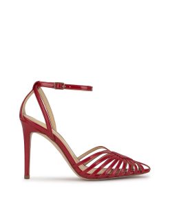 Paveri Pump in Red Muse