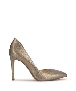 Prizma D'Orsay Pump in Bronze Lizard